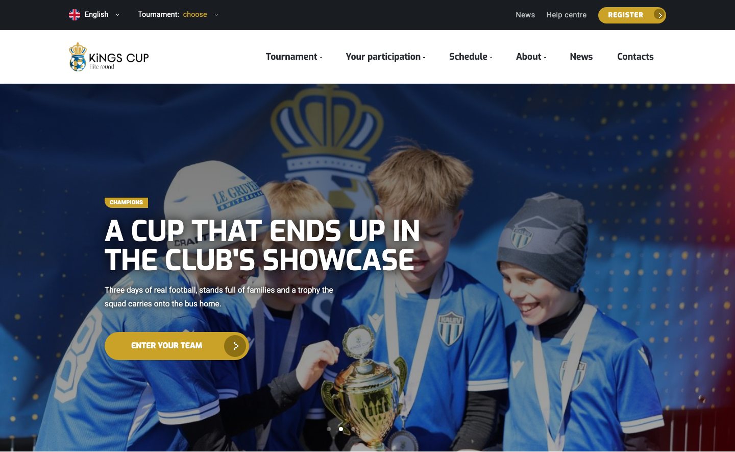 Kings Cup website